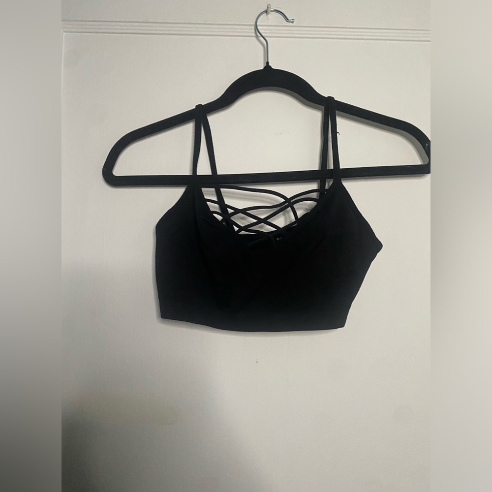 Black Sports Bra - Size Medium/Large